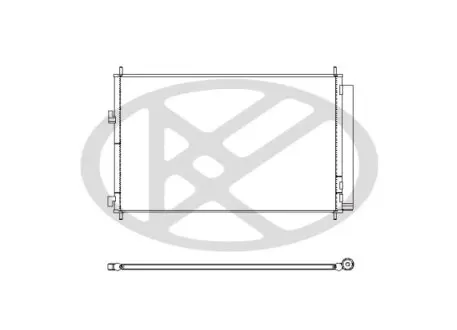 Радиатор кондиционера KOYORAD CD010372M
