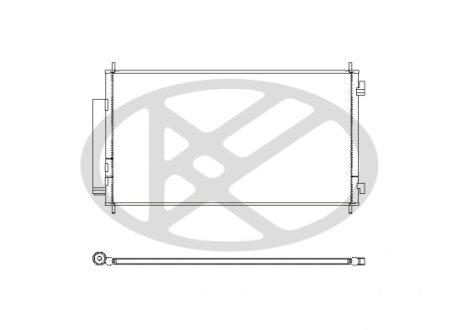 Радиатор кондиционера KOYORAD CD080388M