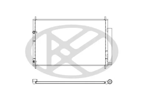 Радиатор кондиционера в сборе KOYORAD CD010374M
