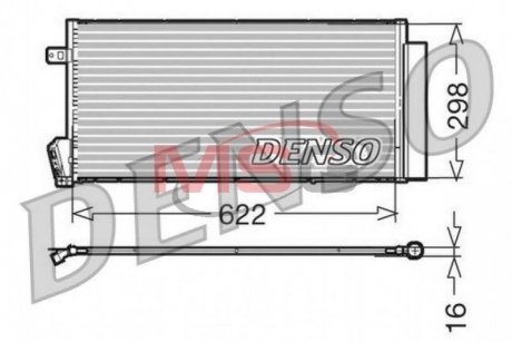 Конденсер кондиціонера DENSO DCN09018 (фото 1)