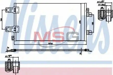 Конденсатор без хладогену NISSENS 940186