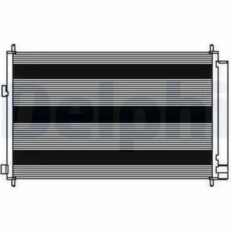 Радiатор кондицiонера Delphi TSP0225627
