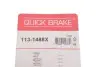 Направляюча супорта (переднього/заднього/к-кт) Renault Master 10- QUICK BRAKE 1131488X (фото 10)