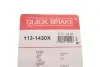 Направляюча супорта (переднього/к-кт) Fiat Scudo/Peugeot Expert 1.6-2.0HDI 96-06 (Bendix) QUICK BRAKE 1131430X (фото 19)