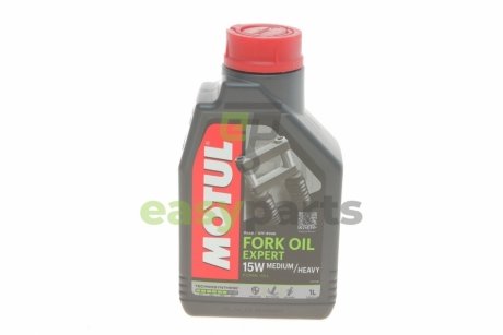 Олива 15W для мотовилок Fork Oil Expert Medium (1л) MOTUL 822101 (фото 1)