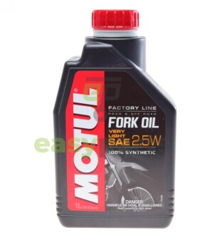 Олива 2,5W для мотовилок Fork Oil Very Light Factory Line (1L) (105962) MOTUL 821901 (фото 1)