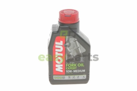 Олива для мото-вилок 1L полусинтетика Fork Oil Expert Medium SAE 10W MOTUL 822201