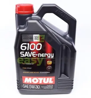 Олива 5W30 SAVE-nergy 6100 (4L) (WSS M2C 913D/STJLR.03.5003/9.55535-G1) 109378 замена на 812550 MOTUL 812450