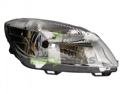 SKODA фара основна H4 PY21W W5W прав.Fabia II,Roomster 10- HELLA 1ED010417341