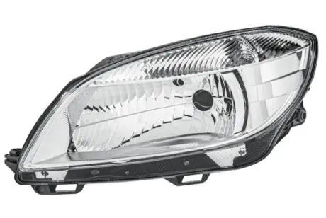 SKODA Фара основная H4 PY21W W5W лів.Fabia II,Roomster 10- HELLA 1ED010417331