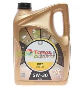 Олива 5W30 Quartz INEO LL (5L) (VW504.00/507.00) 181712 TOTAL 213819