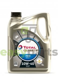 Моторное масло Quartz 7000 Energy 10W-40, 4л TOTAL 203707