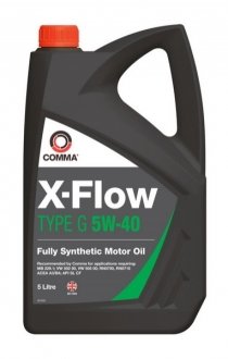 Олива для двигуна COMMA XFLOWG5W40SYNT5L