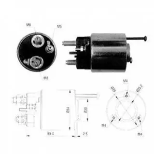 Соленоїд Citroen,Renault - VALEO [] MAGNETI MARELLI 940113050065