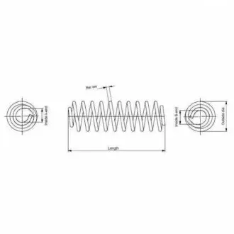 Пружина ходовой части MONROE SP2801 (фото 1)