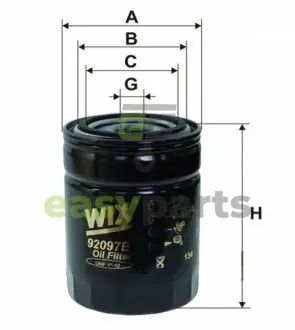 Фільтр масляний WIX FILTERS 92097E