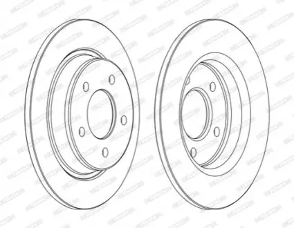 Диск гальмівний FERODO DDF1546C