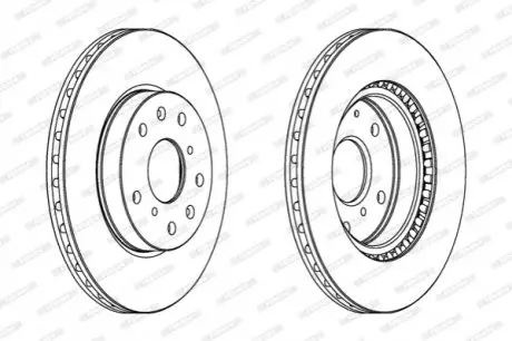 Диск гальмівний FERODO DDF1620C