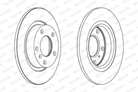 Тормозной диск FERODO DDF1651C