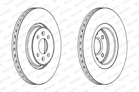 Тормозной диск FERODO DDF1513C
