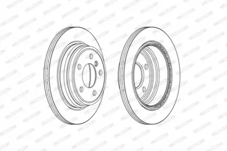 Тормозной диск FERODO DDF2313C