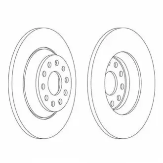 Гальмівний диск FERODO DDF2506C