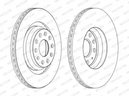 Диск гальмівний FERODO DDF1503C