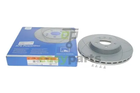 Диск гальмівний (передній) Audi A4/A5 07- (314х25) (з покриттям) PowerDisc ATE 24032501841