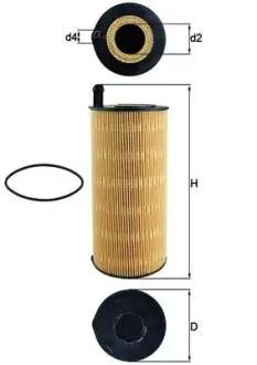 Фильтр масляный MAHLE / KNECHT OX4239D