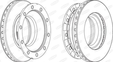 Тормозной диск BERAL BCR336A