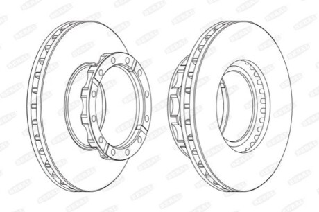 Тормозной диск BERAL BCR254A