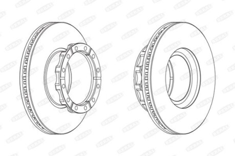 Тормозной диск BERAL BCR173A