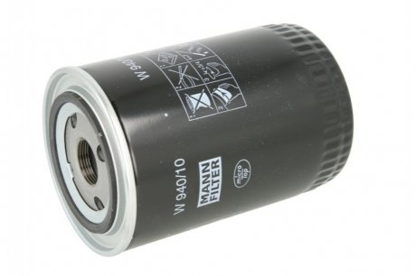 Масляный фильтр, Фильтр, Гидравлическая система привода рабочего оборудования MANN W94010 (фото 1)