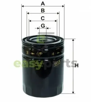 Фільтр масляний WIX FILTERS WL7222