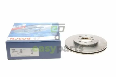 Диск гальмівний (передній) Honda Jazz II 02-08 (257.7x21) (з вентиляцією) BOSCH 0986479594