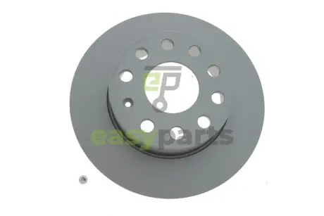 Диск гальмівний (задній) Audi A3/Skoda Octavia/VW Caddy/Golf/Touran 03-15 (256х12) (з покр) (повний) ATE 24011201581