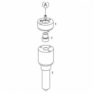 Р/к 2-ух пруж.форсунки FIAT Ducato 2,8TD(4ц.) 97-02 BOSCH 2437010091