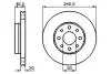 Гальмівний диск BOSCH 0986478878 (фото 1)