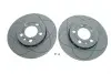 Диск гальмівний (передній) Skoda Fabia/Octavia 96-/Roomster 06-/VW Golf 97-06 (256x22)(з покр.) PowerDisc ATE 24032201511 (фото 1)