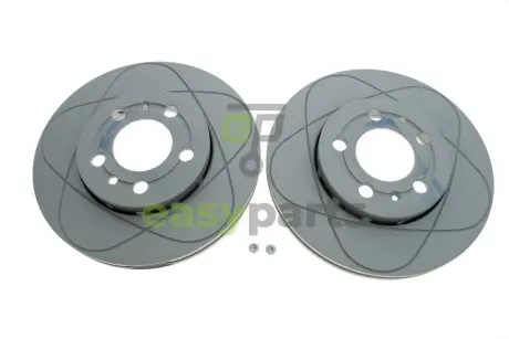 Диск гальмівний (передній) Skoda Fabia/Octavia 96-/Roomster 06-/VW Golf 97-06 (256x22)(з покр.) PowerDisc ATE 24032201511