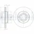 Гальмiвнi диски Delphi BG2272 (фото 1)