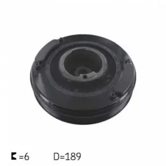 DB шків колін. вала LT/SPRINTER 2.4/2.5D SKF VKM93107