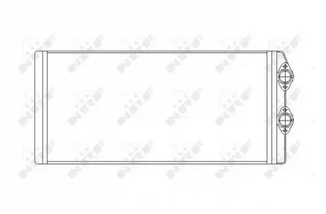 Радиатор печки NRF 53545
