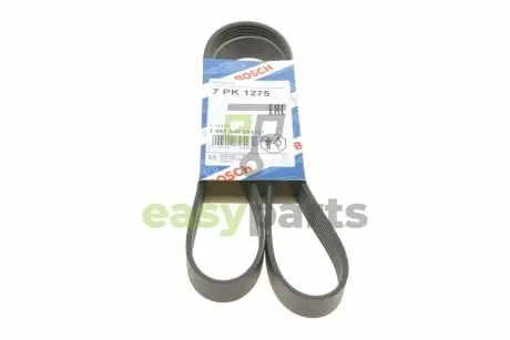 Ремінь генератора VW Touareg 3.0 Hybrid 10-18/Audi A4/A6/A7/Q5/Q7 3.0TFSI 08-17 (7PK1275) BOSCH 1987946251