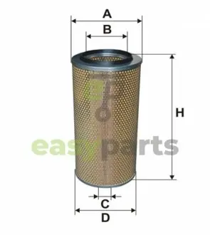 Фільтр повітряний DAF F 2100-2800 WIX FILTERS 42608E