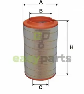 Фільтр повітряний MAN TGA 6.9-18.2d 00-/TGS/TGX 9.0-15.2d 07- WIX FILTERS 93236E