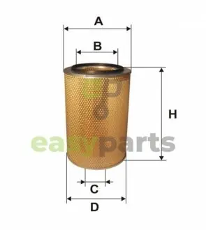 Фільтр повітряний Iveco 190-29/190-30/220-38/290-19 86- WIX FILTERS 46741E