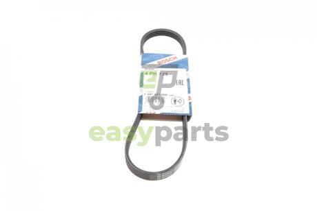 Ремінь генератора Renault Kangoo 1.6i 08-/ Nissan Micra1.0-1.4 92-03 (4PK725) BOSCH 1987947889