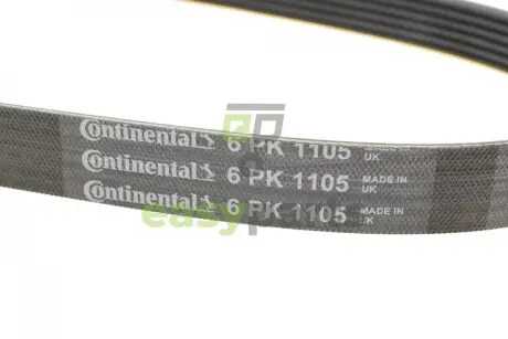 Ремінь генератора Nissan Tiida 1.8 07-12/Fiat Ducato 2.0 94-02 /Renault Espace 3.5 V6 02- Contitech 6PK1105