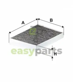 Фільтр салону Volvo S90 II/V60 II/V 90 II/XC 60 II/XC 90 II 14- (вугільний) WIX FILTERS WP2153
